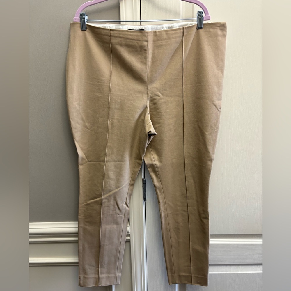 Land’s End Women’s seamed Ponte side zip skinny pants